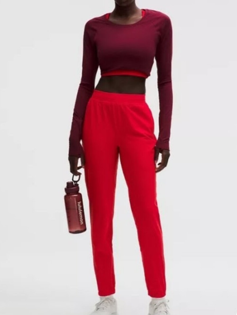NWT Lululemon Adapted State HR Jogger Size 6 Regular Length in Red